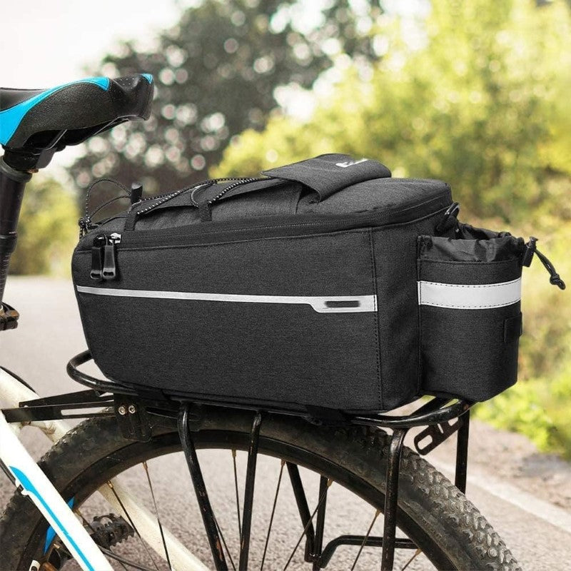 Bike Rear Seat Bag - 10L Waterproof Bicycle Trunk Pannier Bag