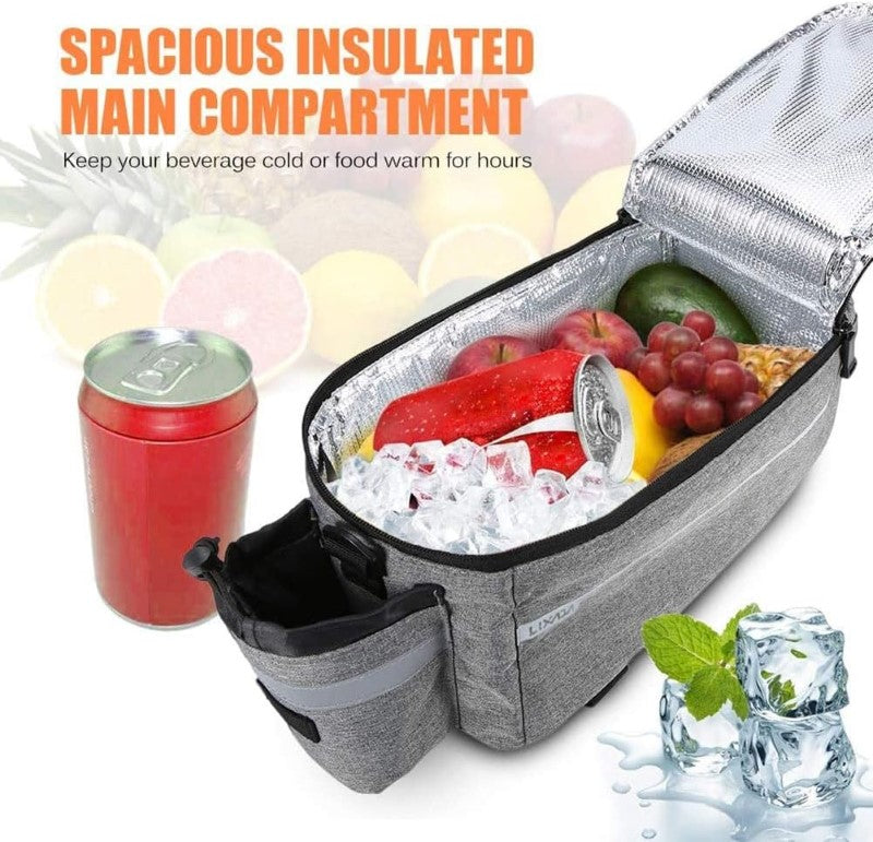 Bike Rear Seat Bag - 10L Waterproof Bicycle Trunk Pannier Bag