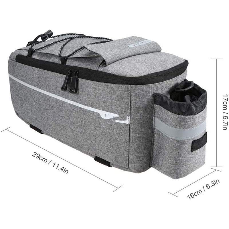 Bike Rear Seat Bag - 10L Waterproof Bicycle Trunk Pannier Bag