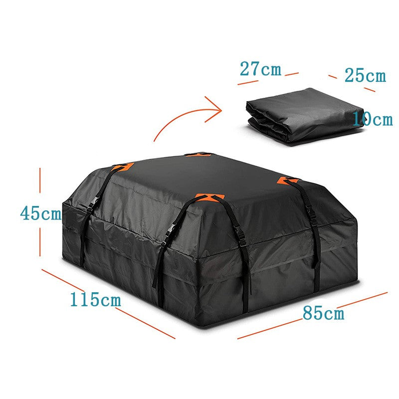 2-in-1 420D Car Roof Cargo Carrier Bag