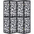 4 Panel Wood Frame Screen Room Divider