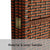 1.5M Rattan Style Room Divider Screen