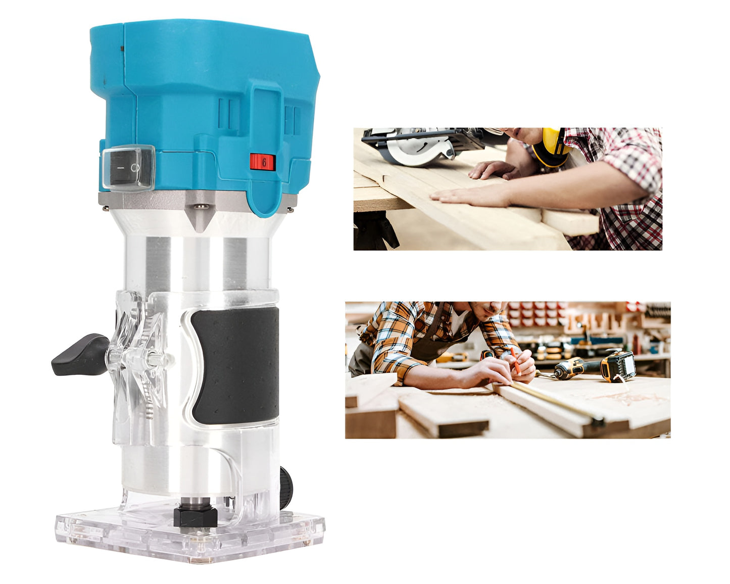 Wood Router Tool 880W Cordless Compact Trim Router