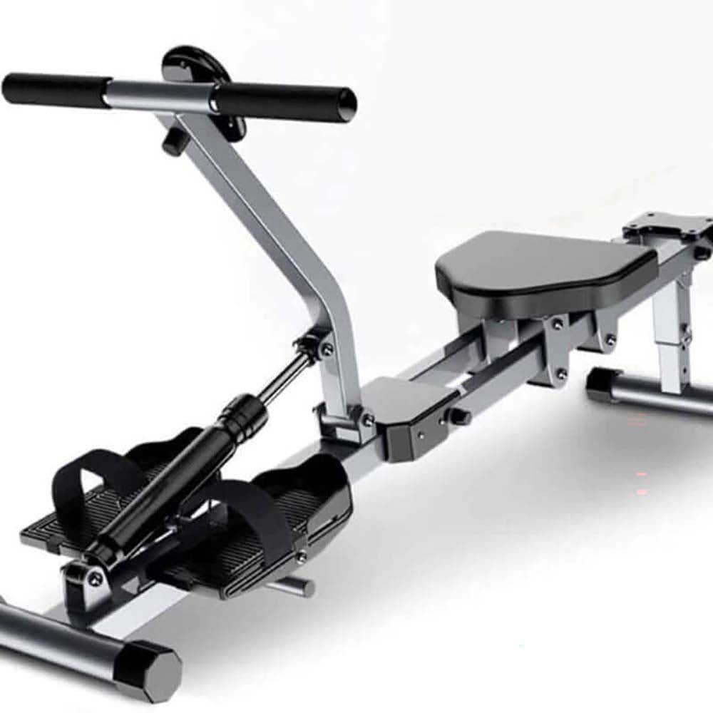 Indoor Foldable Rowing Machine with 12 Adjustable Resistance - Home Gym Rowing Workout Fitness Equipment