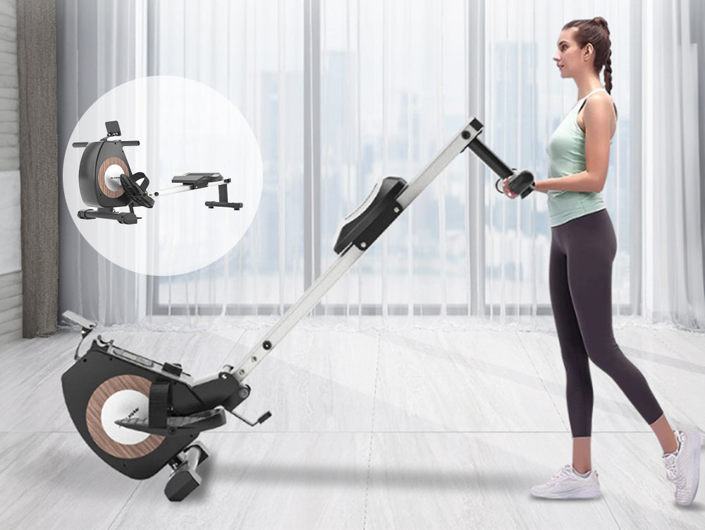 Double Track Rowing Machine Fitness Machine