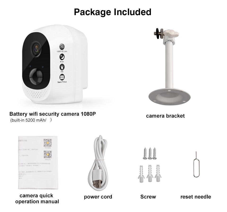 Wireless Security Camera, Security WiFi Cameras for Home Security