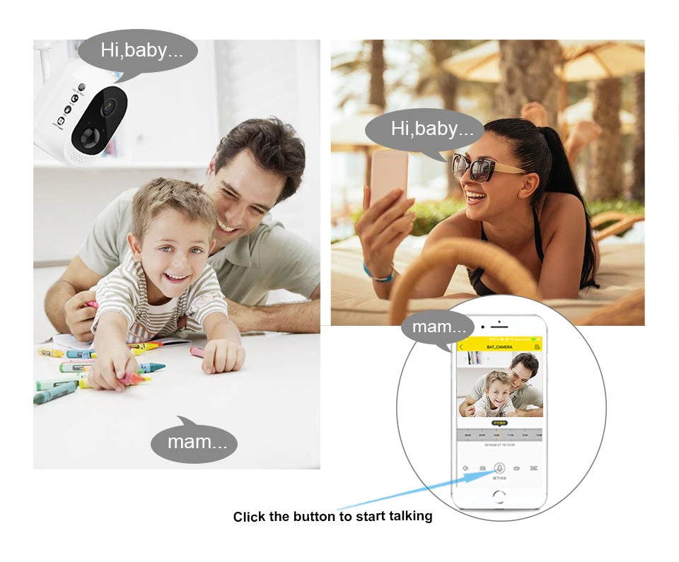 Wireless Security Camera, Security WiFi Cameras for Home Security