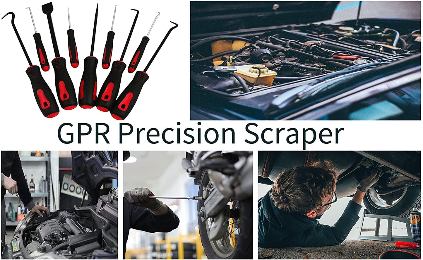 9Pcs Scraper Pick Hook Set Gasket O Ring Seal Remover Car Auto Handcraft Tool