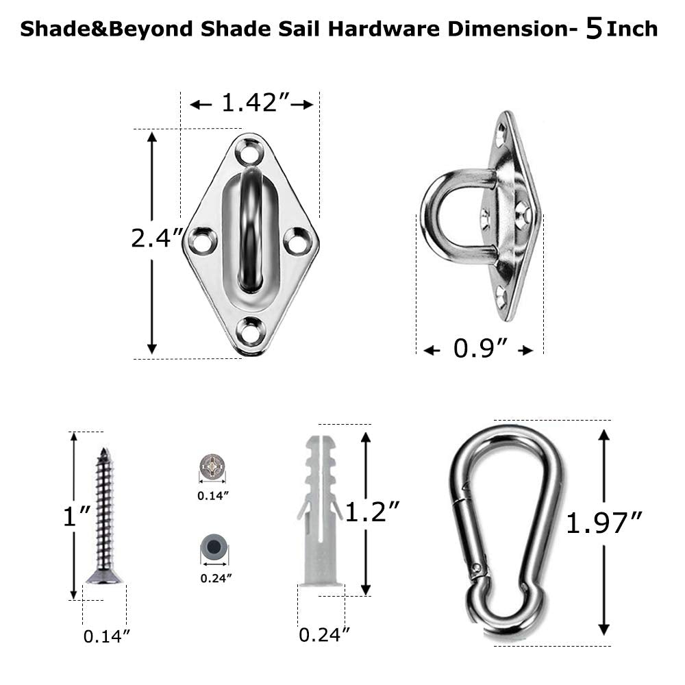 Sun Shade Sail Hardware