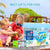 Water Table for Toddlers - 2-Tier Rain Pond Activity Sensory Play Table for Beach Summer Outdoor Fun (Ages 1-3)