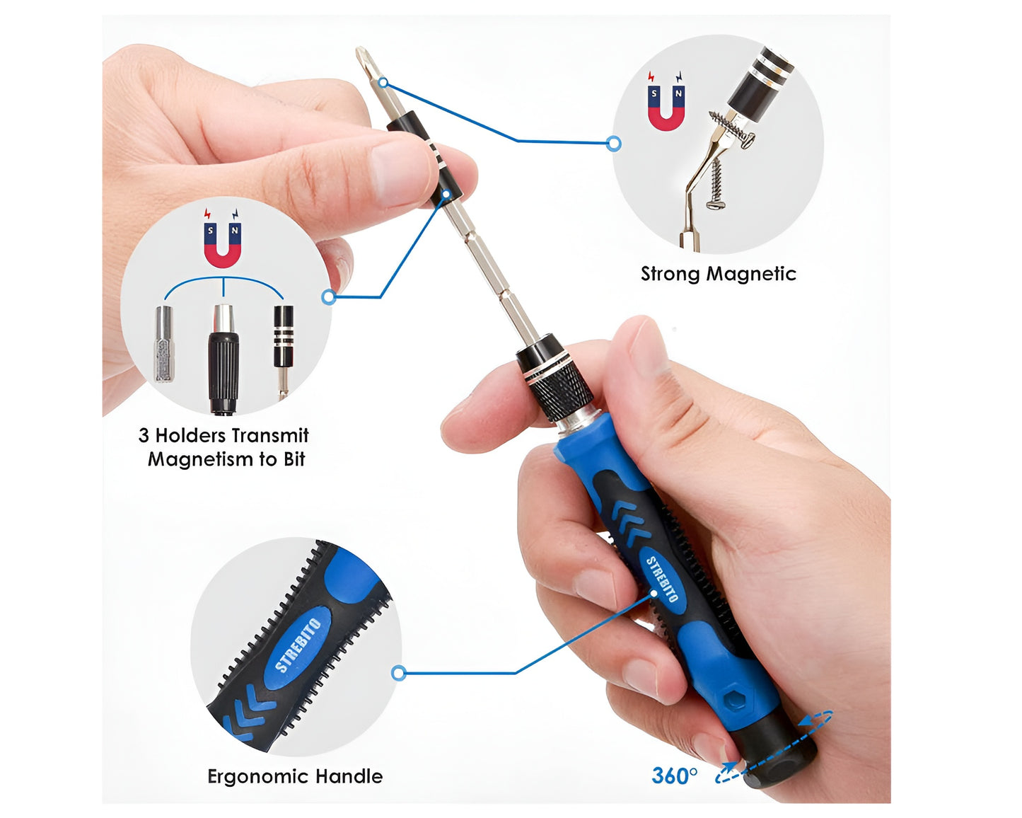 142-Piece Electronics Precision Screwdriver Set