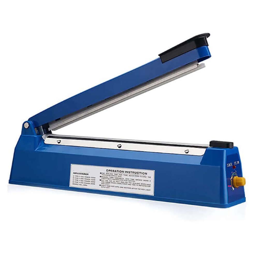 16 Inch Impulse Heat Sealer Poly Mylar Plastic Bag Sealer – Manual Packaging Machine for Home, Restaurant, and Food Storage