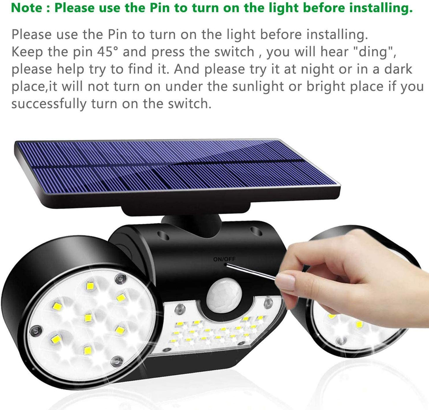 Outdoor Solar Light, Outdoor Solar Light with Motion Sensor