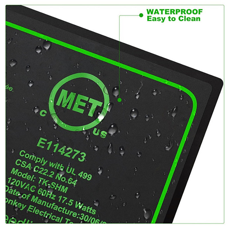 50x25CM Seedling Heat Mat – Ideal for Plant Germination, Propagation & Clone Starter Pad