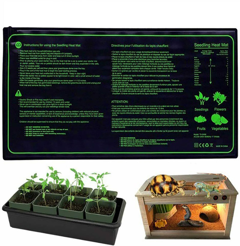 50x25CM Seedling Heat Mat – Ideal for Plant Germination, Propagation & Clone Starter Pad