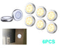 LED Closet Night Light with Motion Sensor - Pack of 6