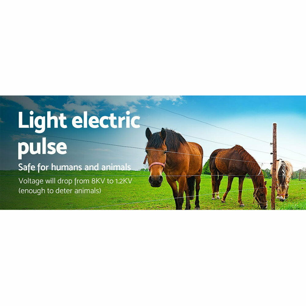 3km Solar Electric Fence Energiser