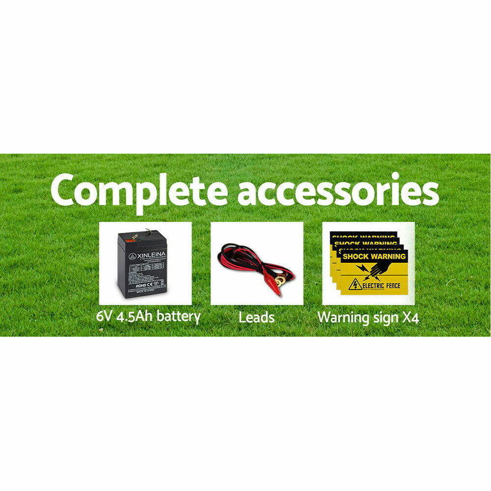 3km Solar Electric Fence Energiser