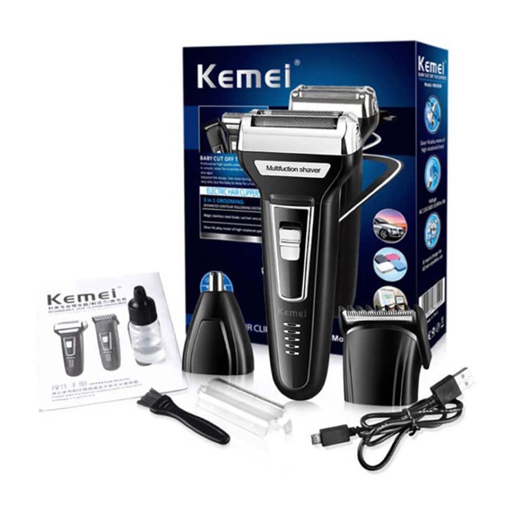Kemei Hair Trimmer Shaver Clippers Cordless