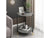 Round End Table Side Table – Double Layer Coffee Table for Small Spaces