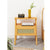 Bedside Table Wooden – Storage Bedside Table with Drawer for Living Room, Bedroom, or Study (50cm)