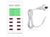40W 8 Port Smart USB Charger Station with LCD Display for Cellphones (AU Plug)