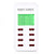 40W 8 Port Smart USB Charger Station with LCD Display for Cellphones (AU Plug)
