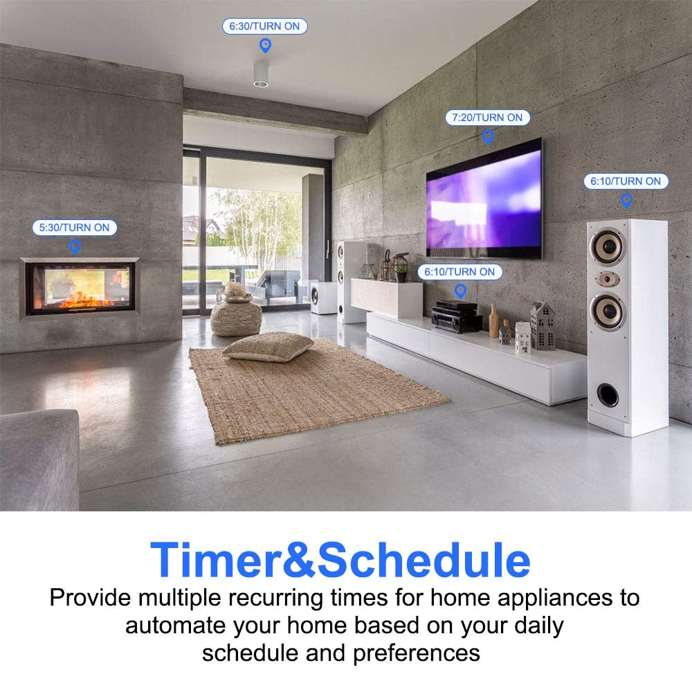 NZ Smart Wifi Plug Socket with RGB Light