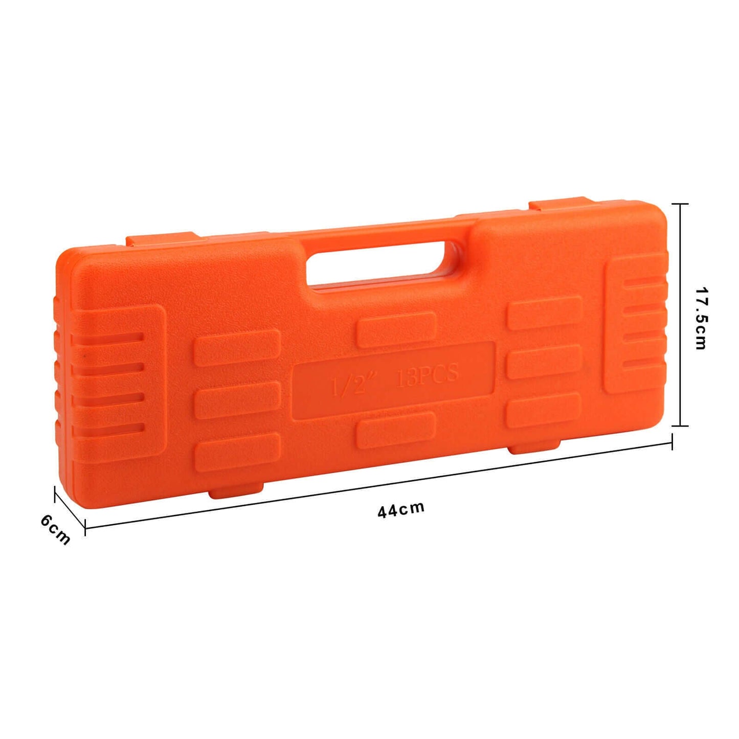 13pc Impact Socket 1/2" Inch Deep Tool Set 10-32mm Metric Garage Workshop Kit