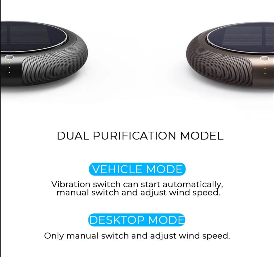 Air Purifier Car Household and Car Air Freshener, Car Air Purifier,