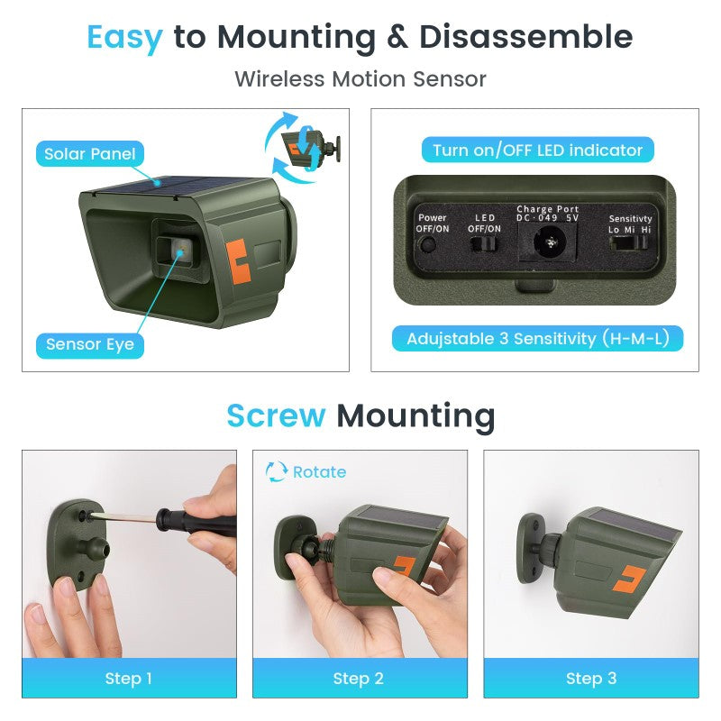 Solar Driveway Alarm