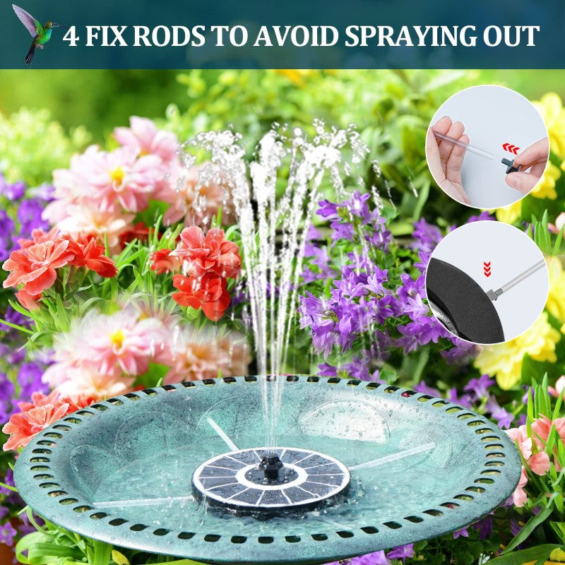 Solar Fountain Bring Serenity and Beauty to Your Garden Transform Your Garden with a Solar-Powered Water Fountain