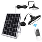 Solar Lights for Outdoor & Indoor Use - Double Head Solar Lights with Motion Sensor & Remote Control