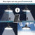 Solar Lights for Outdoor & Indoor Use – Double Head Solar Lights with Motion Sensor & Remote Control