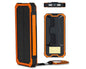 Solar Charger Power Bank 20000mAh Waterproof Dual USB Portable Backup Battery