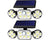 Outdoor Solar Light With Motion Sensor Security Light