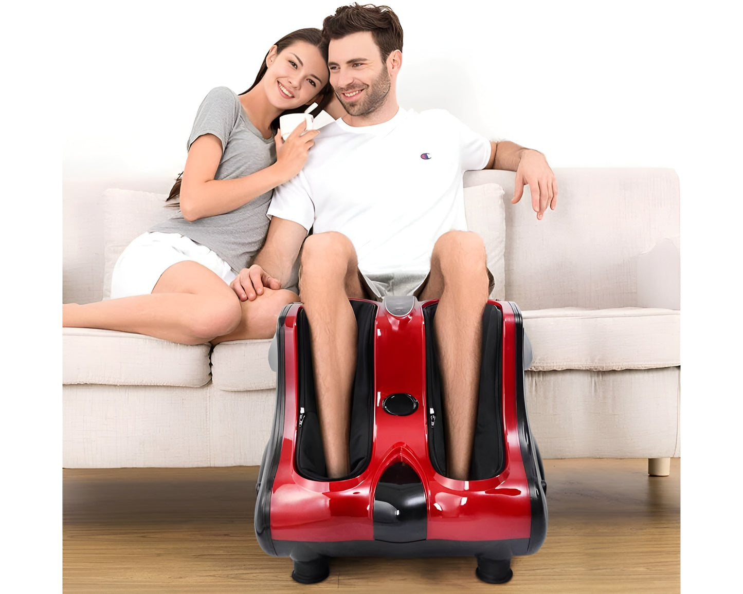 Leg Massager with Heat – Shiatsu Foot & Calf Leg Massager Machine