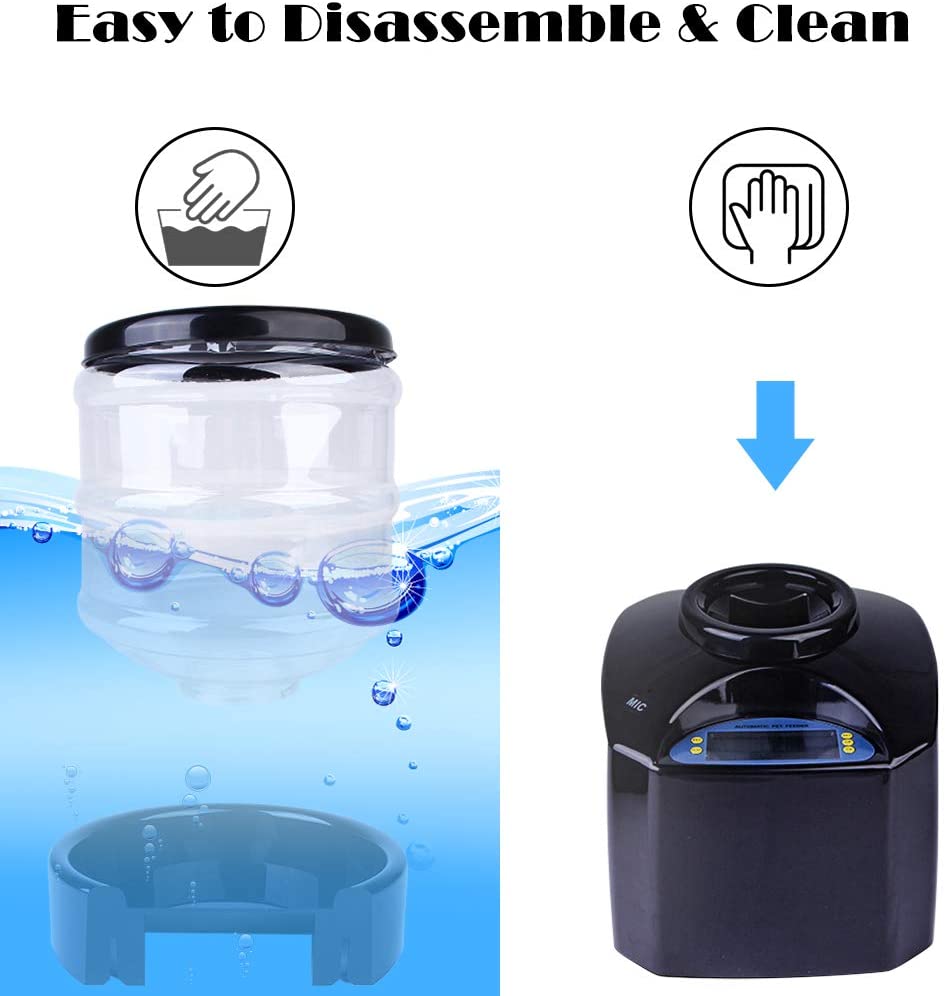 Automatic Pet Feeder Timed Dog Cat Food Dispenser