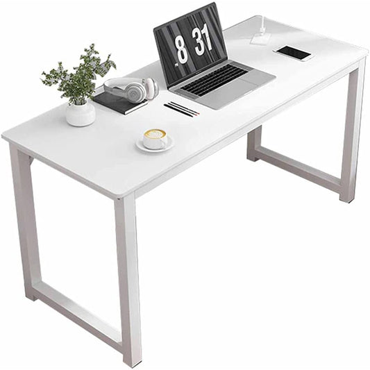 Heavy Duty Home Office Sturdy Computer Desk White 120cm