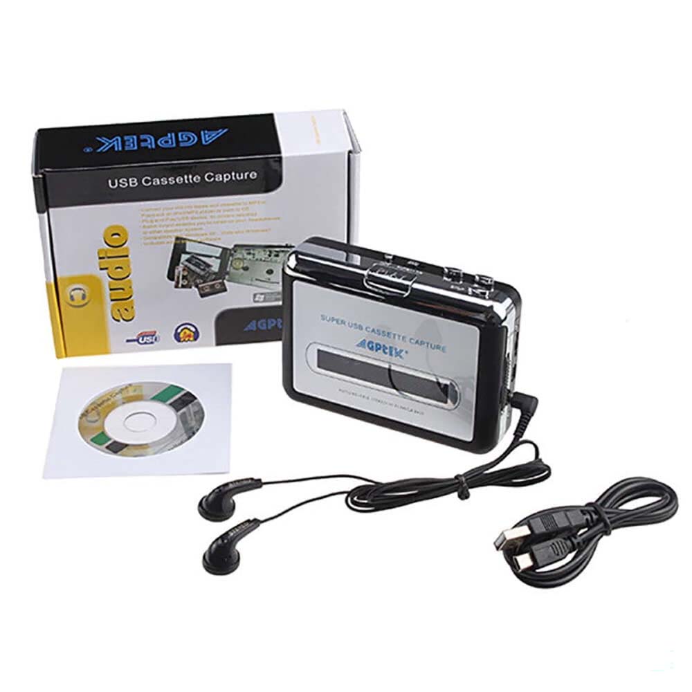 USB Cassette Player and Tape to MP3 Converter