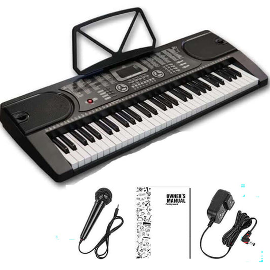 Keyboard Piano - 61-Key Keyboard Piano with LCD & Mic