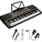 Keyboard Piano - 61-Key Keyboard Piano with LCD & Mic