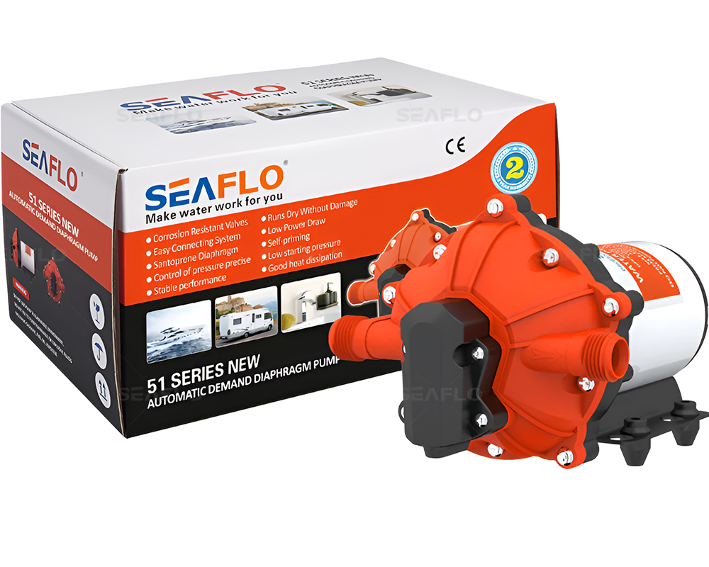SEAFLO Water Pump – 12V SEAFLO Water Pump with 60PSI Demand Flow