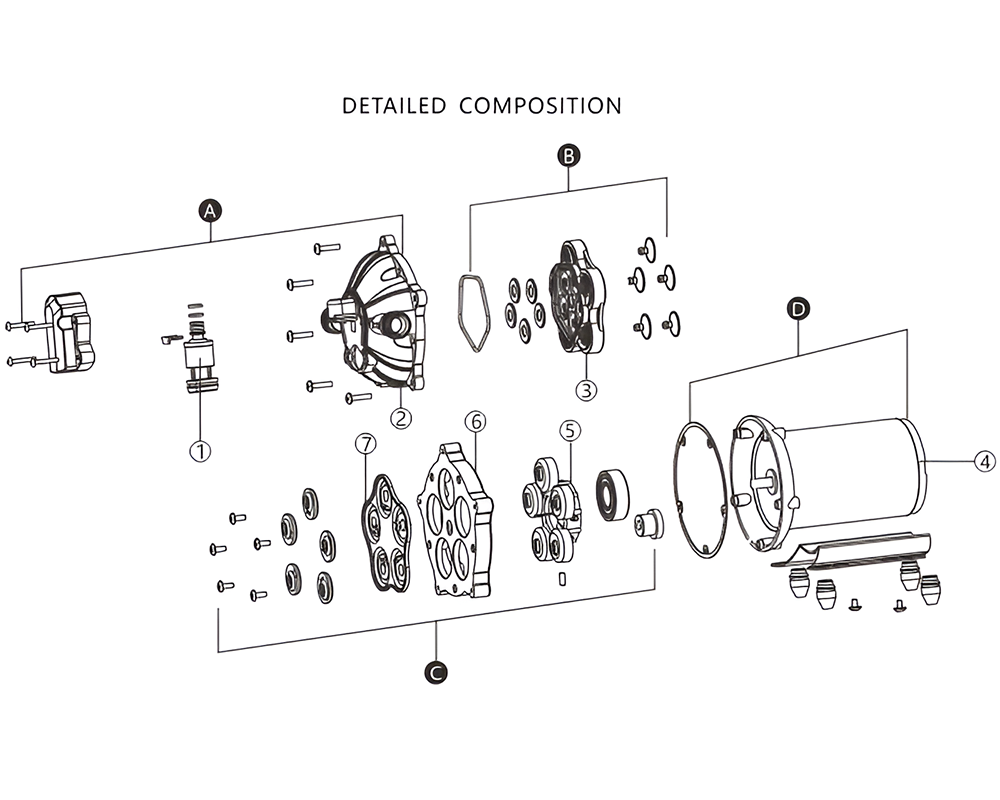 SEAFLO Water Pump – 12V SEAFLO Water Pump with 60PSI Demand Flow