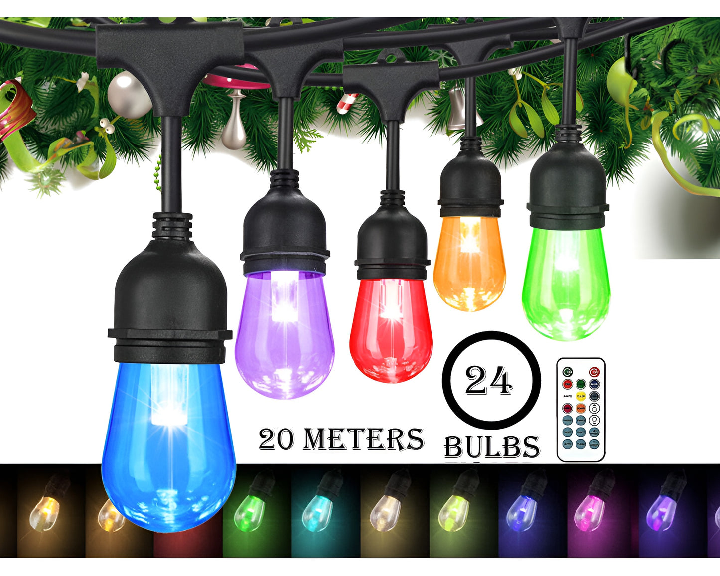 Festoon Lights With Remote