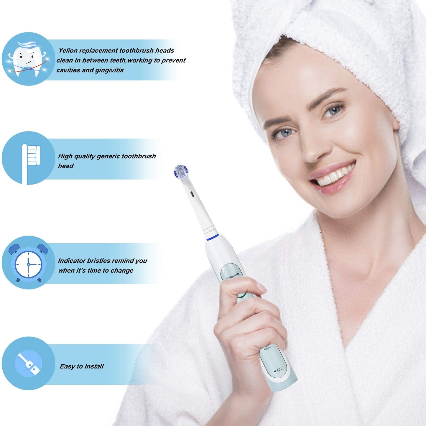 TOOTHBRUSH HEADS For ORAL B Aftermarket Replacement