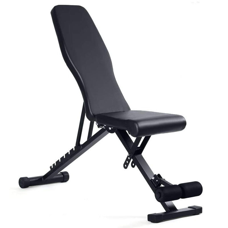 Weight Bench, Adjustable Utility Exercise Workout Bench, Foldable Full Body Incline/Flat/Decline Bench Press for Home Gym