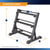 Dumbbell Rack for Home Gym – 3-Tier Steel Dumbbell Rack with Angled Frame & Rubber Feet