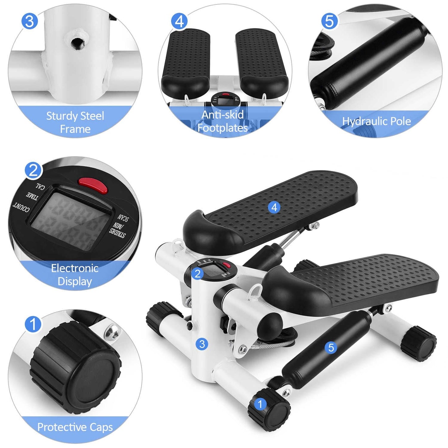 Mini Stepper Exercise Cycle – Compact Home Fitness Machine