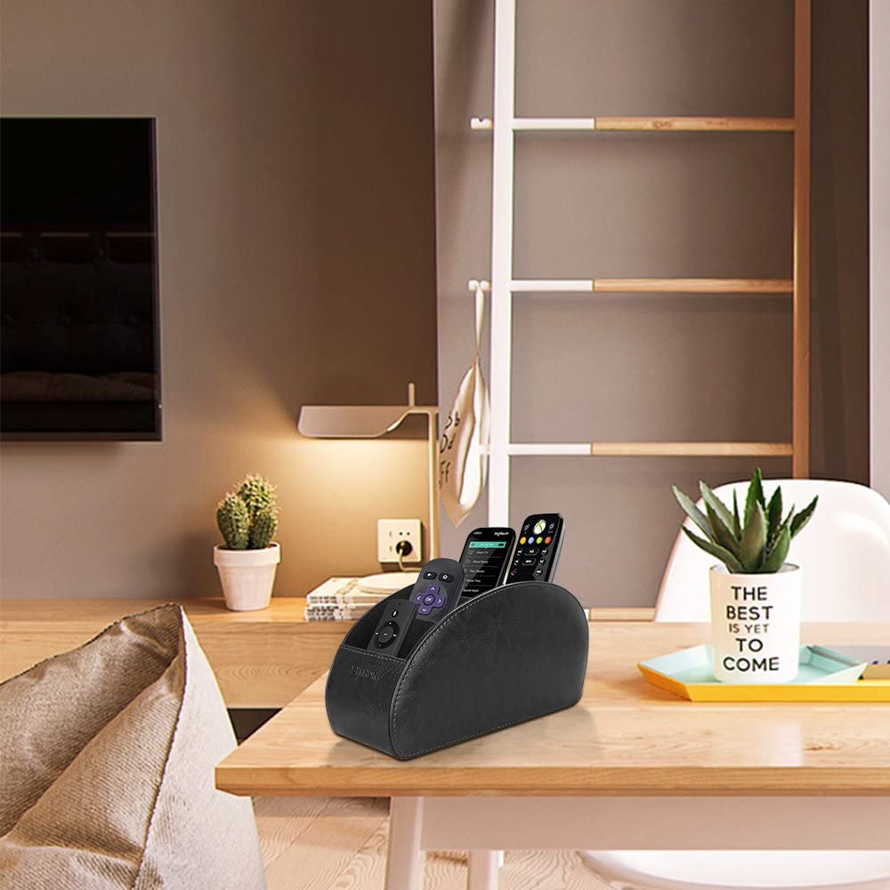 5 Compartment Remote Control Holder Desktop Storage Organiser